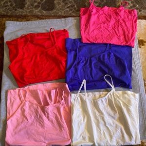 Colorful tank tops